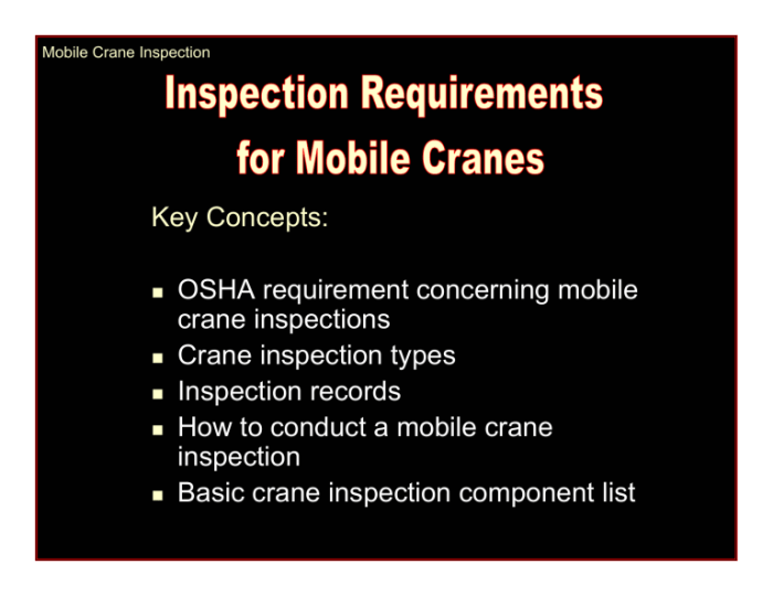 Osha 10 module 6 cranes exam