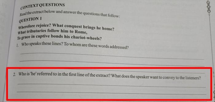 Julius caesar act 1 scene 2 questions and answers