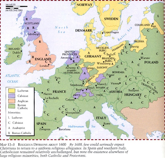 Europe reformation map religious 1600 activity protestant secretmuseum